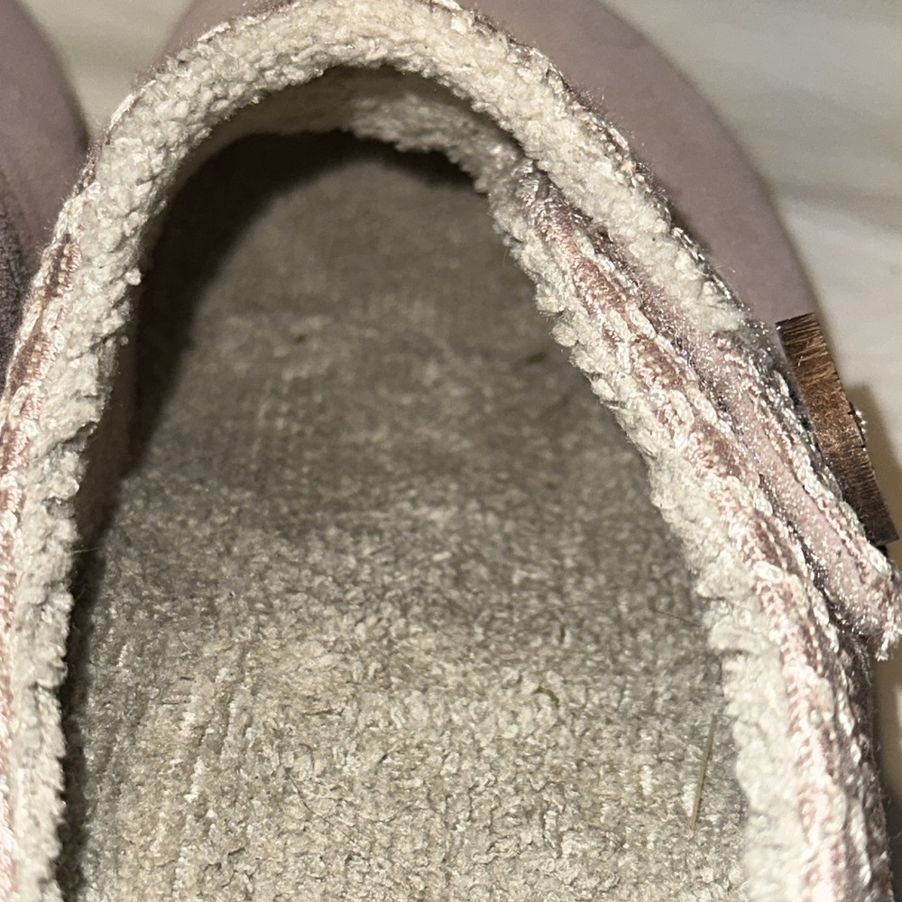 Earth Origins Womens Ezra Slip On Pink Suede Clogs 7.5 EUC - Picture 9 of 16